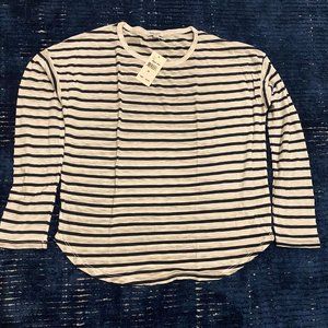 Splendid Striped Long Sleeve Easy Crew